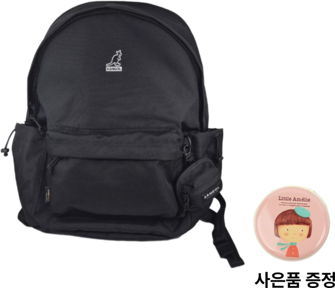 [국내매장판] 캉골 가방 남녀공용 레트로코어 스탠다트 백팩 + 웨어핏 동전지갑 사은품