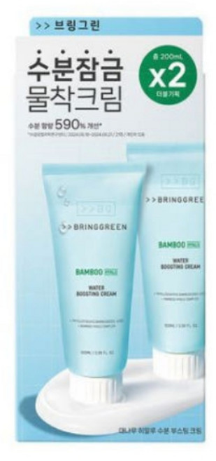 브링그린 대나무 히알루 수분 크림 더블 100ml+100ml 단지형, 1개, 200ml