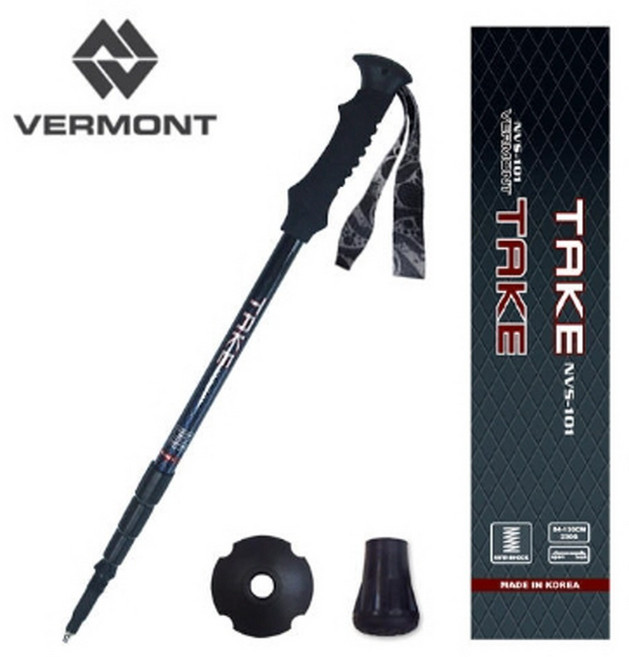 버먼트 국내제작 바이칼 4단 등산스틱 1개, 선택완료