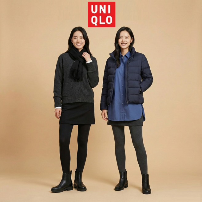 유니클로 히트텍 여성 레깅스 (일본매장판)