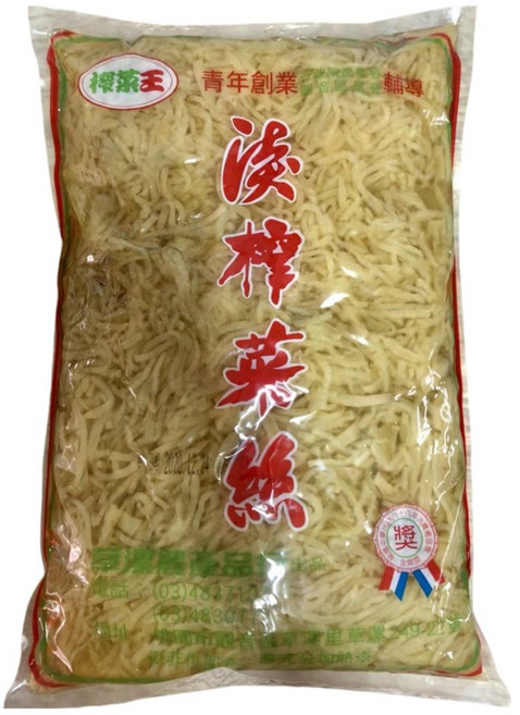 榨菜王 榨菜絲 - 台灣傳統風味小菜 口感爽脆 鹹香適中 搭配稀飯、饅頭的美味選擇, 2.4kg, 1個