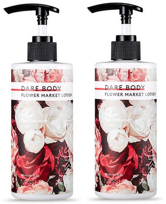 미샤 데어 바디 모이스처 로션(양재꽃시장)500ml 2개, 500ml - 쿠팡