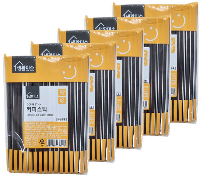 생활미소 커피스틱, 100개, 5세트