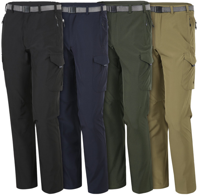 포커스코리안 여름 남자등산바지 아웃도어 기능성 작업복 빅사이즈 PS쿨카고스판팬츠2313