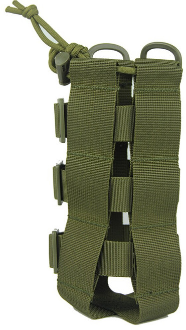 0.5L-2.5L 전술 Molle 물병 주머니 옥스포드 캔틴 홀스터 야외 사냥 캠핑 주전자 가방 Molle 시스템, 하나