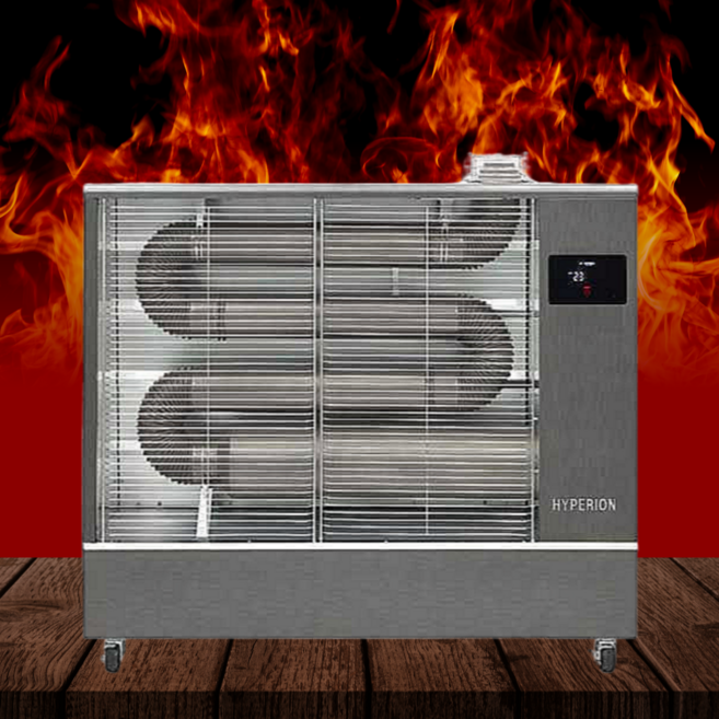 화레이 돈풍기 히페리온 원적외선 튜브히터 곱창난로 대형 석유난로 등유 기름난로 주름관히터 온풍기, 16,000kcal/h