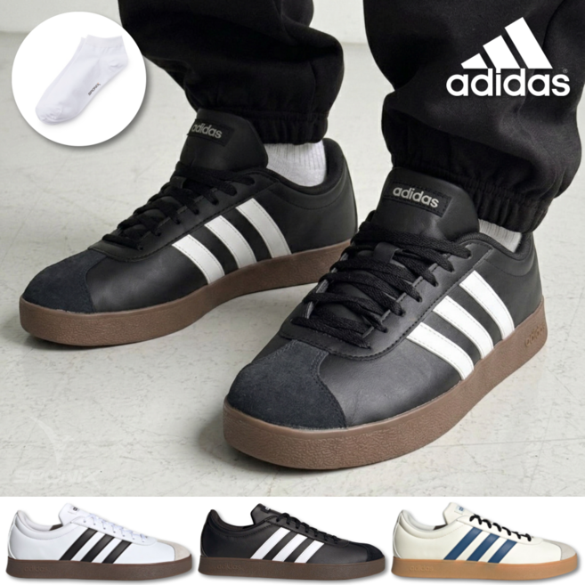 (매장정품) 아디다스 코트 베이스 삼바 스니커즈 남성 여성 운동화 신발 스포닉스 양말 세트