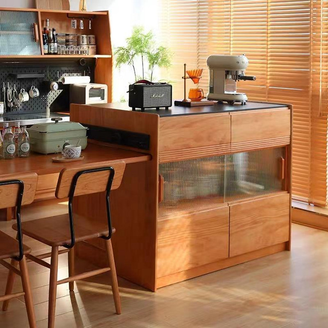 [실용성 갑] 아일랜드수납장 확장형 식탁 겸용 홈바테이블, 맞춤 제작 고객센터 문의