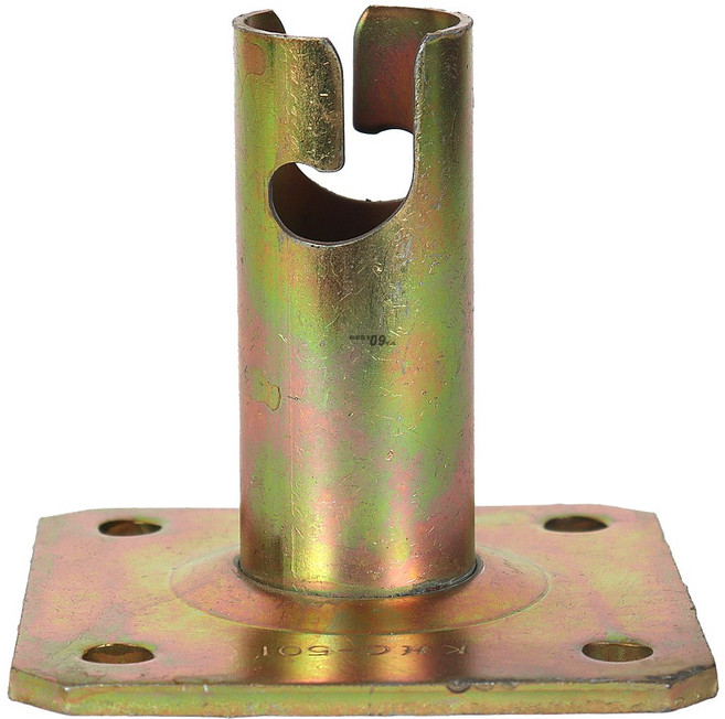 국산 비계 파이프용 베이스 플레이트 KHC-501 / 앙카판 지지대 아시바 파이프 받침대, 1개, 아연도금