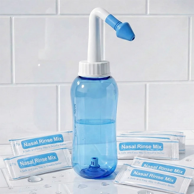 제로메디컬 숨트임 코세척기 + 분말 10포, 1세트 - 쿠팡