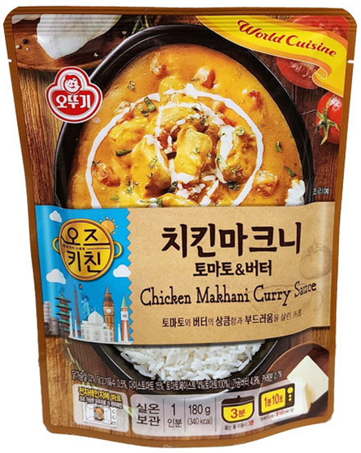 (무)오뚜기 오즈키친치킨마크니카레, 180g, 10개