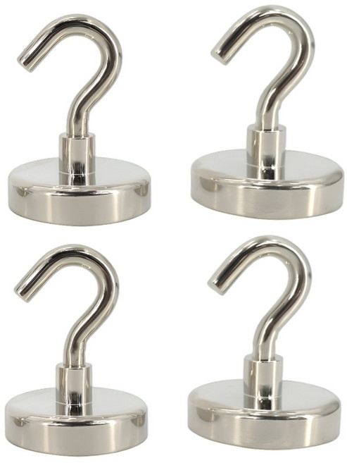 마니코 초강력 네오디움 고리자석 후크고리형 후크자석 걸이형 48mm, 4개