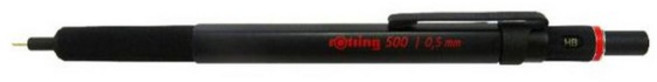 로트링 500 샤프 0 5 0 5mm 블랙, 0.5mm