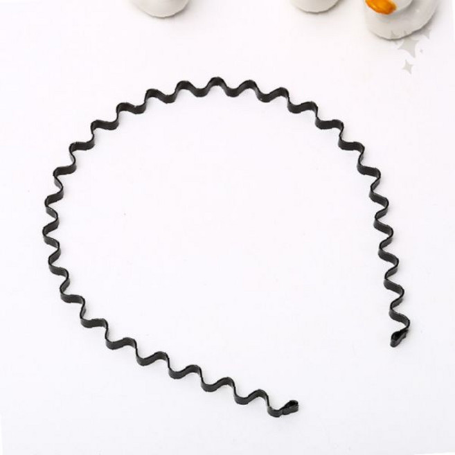 지그재그 철제 헤어밴드 스프링 구조 남녀 겸용 헤어 정리 운동 세안 생활 편의