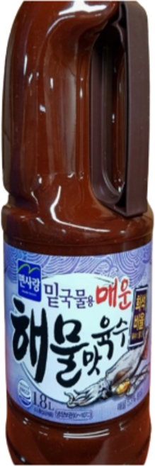 면사랑 매운해물육수 1.8L, 1개