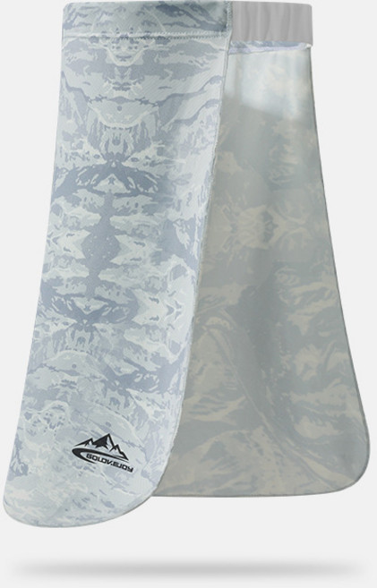 킴스브로 얼굴 뒷목 후드형 햇빛가리개, 그래픽그레이