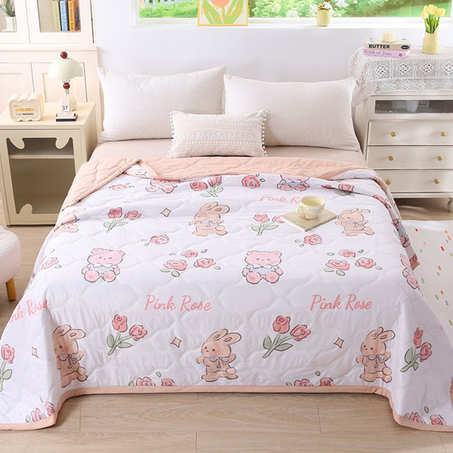 혜신 쿨링 차렵이불 시원한 통기성 여름 홑이불 항균 사계절 이불