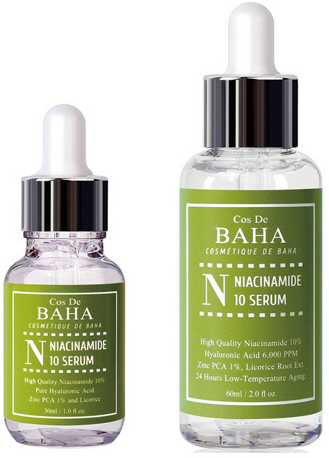 코스드바하 나이아신아마이드 10% 징크1% 세럼, 1개, 60ml