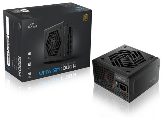 FSP VITA GM 1000W 80PLUS Gold ATX 3.1 파워서플라이, VITA-1000GM(블랙)