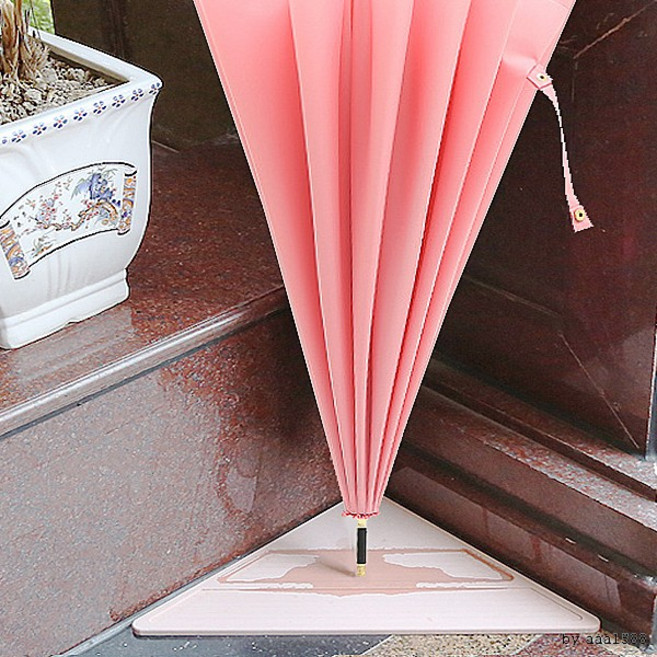 규조토 우산꽃이 우산홀더 강력한 수분흡수 스탠드 홀더, 1개, 규조토우산꽃이핑크