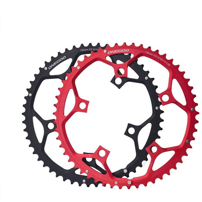 자전거체인링 체인링 130BCD 39T / 53T ONEGOO, 39티블랙, 1개