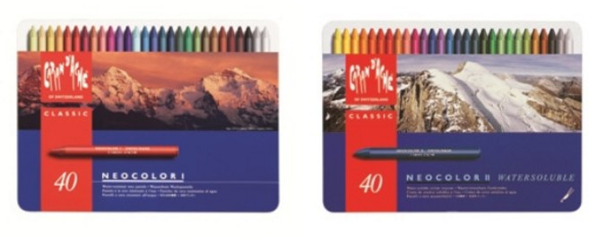 까렌다쉬)네오칼라 크레용 유성 40색