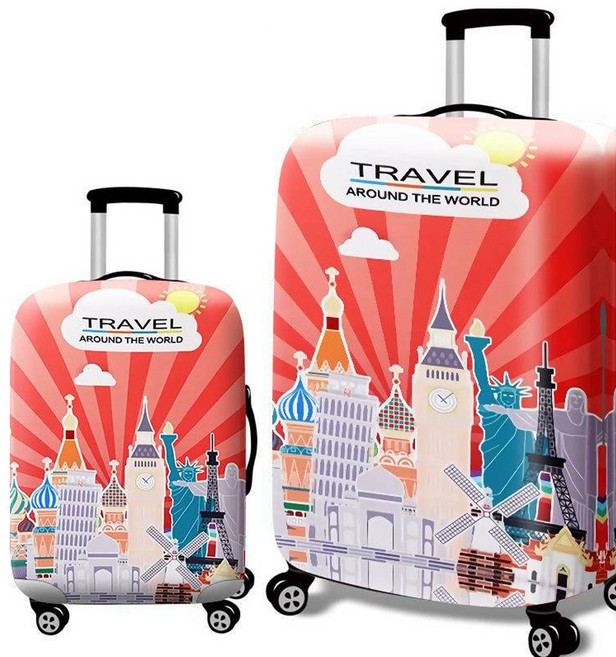 신축성 좋은 스판 캐리어 커버 고탄력 20인치 24인치 26인치 30인치 보호 케이스