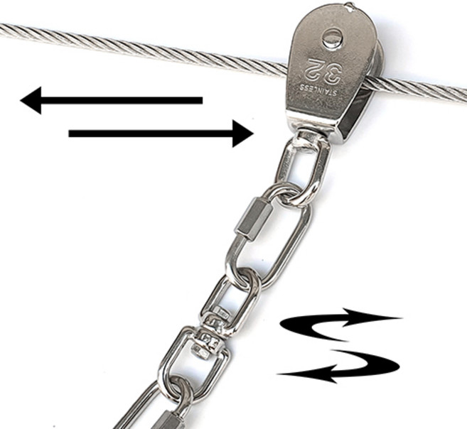 대형견 와이어 개줄 체인 중형견 리드줄 개 목줄 강아지 와이어줄, 와이어, 체인 연장, A-스텐 체인 3mm 1.5M 연장, 1개