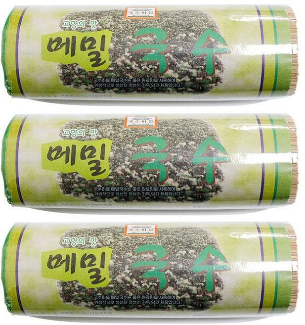금성제면 국수마을 메밀국수, 1kg, 3개