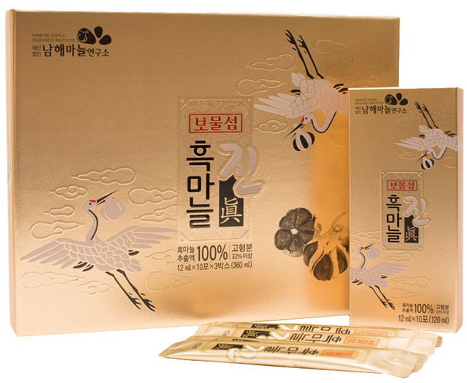 흑마늘진액 100% 흑마늘스틱 흑마늘즙 남해 흑마늘 흙마늘 청, 1박스, 360ml