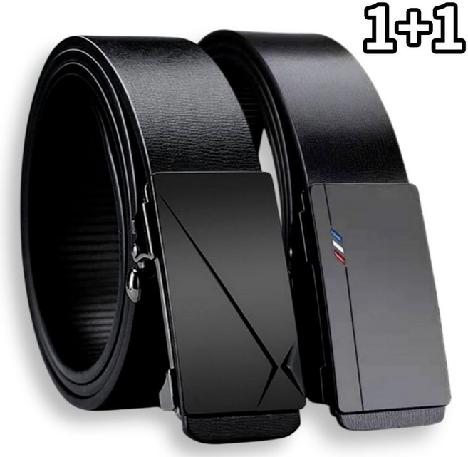 1+1 블리앤봄 남자 가죽 벨트