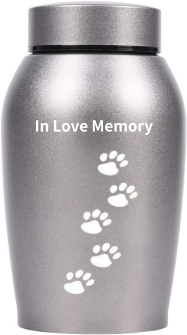 반려동물 유골함 금속 밀봉 방습 보관함, 1개