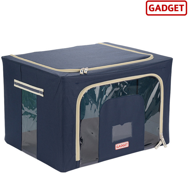 가제트 리빙박스 66L 이불 정리함 옷 보관함 수납함, 네이비 66L, 1개