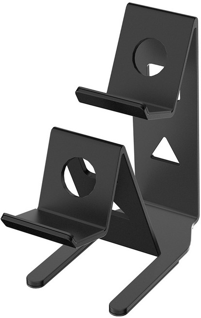 컨트롤러 디스플레이 스탠드 공간 절약형 데스크탑 스위치 게임 액세서리용 패드, 02 Black, 01 CHINA, 1개