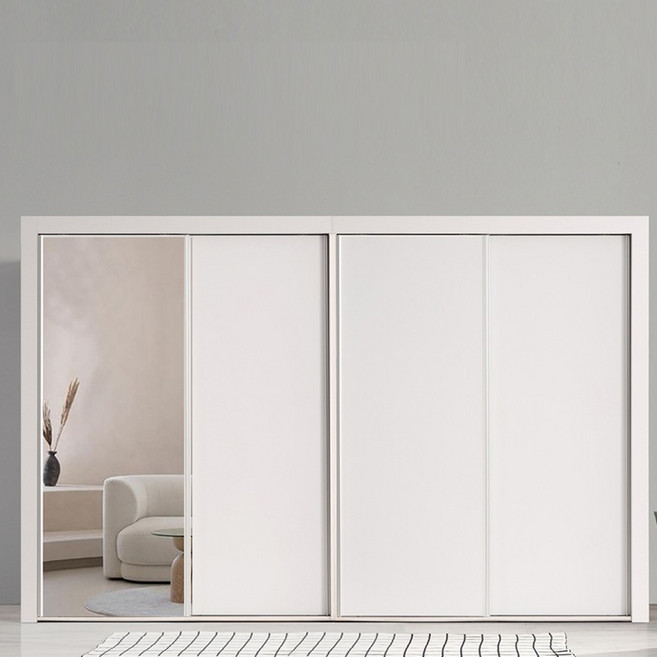 국내제작 직접배송 키높이 클래시 3240mm 슬라이딩옷장 이불장 양복장, 06)은경1개 무광3개