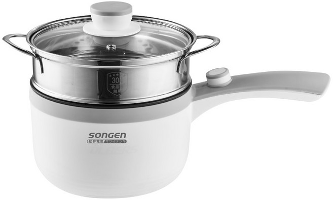 SONGEN 迷你多功能電煮鍋 快速加熱 不鏽鋼內膽 易清洗, SG-D723