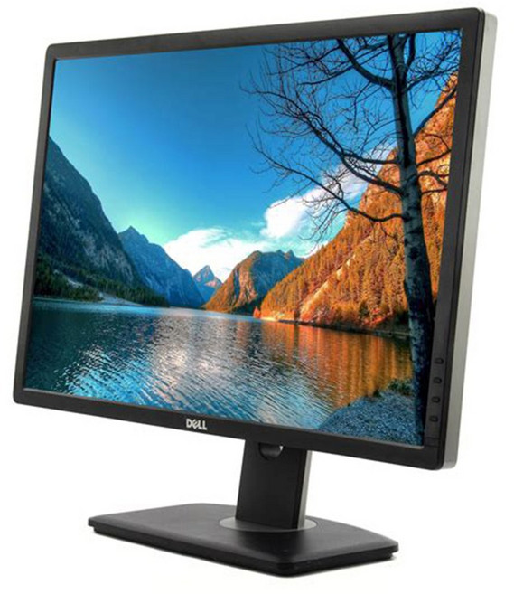 DELL 24인치 중고모니터 울트라샤프 LED IPS 모니터 피벗 틸트, P2412H DVI+RGB+USB, 60.8cm