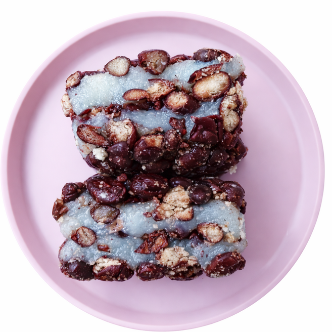 [팔톤상회] 아침식사 간식으로 좋은 통팥 찰시루떡(개별포장), 2개, 1kg