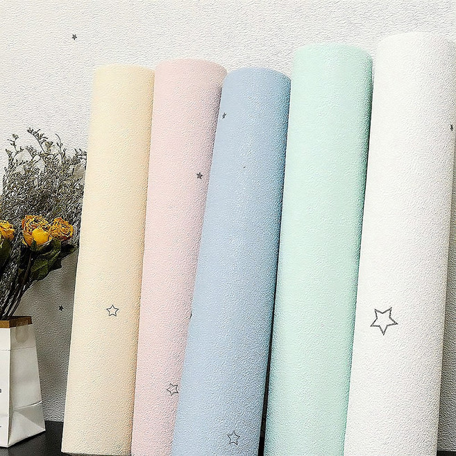 3D 입체 별 패턴 손쉽게 셀프 DIY 강력 접착형 단열 폼 벽지 시트지, 스노우 화이트