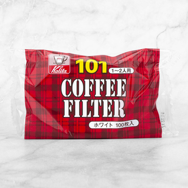 칼리타 커피필터 NK-101 화이트 1~2인용, 100개입, 1개