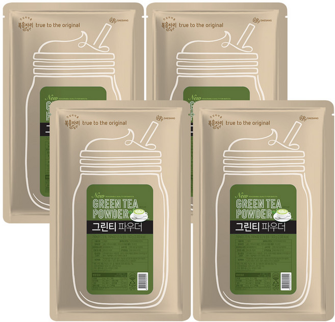 복음자리 new 그린티 파우더, 500g, 4세트
