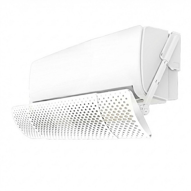 LUNAPOLI 걸이식 벽걸이 에어컨 바람막이 윈드가드 가림막, 1개, 걸이식 에어컨바람막이