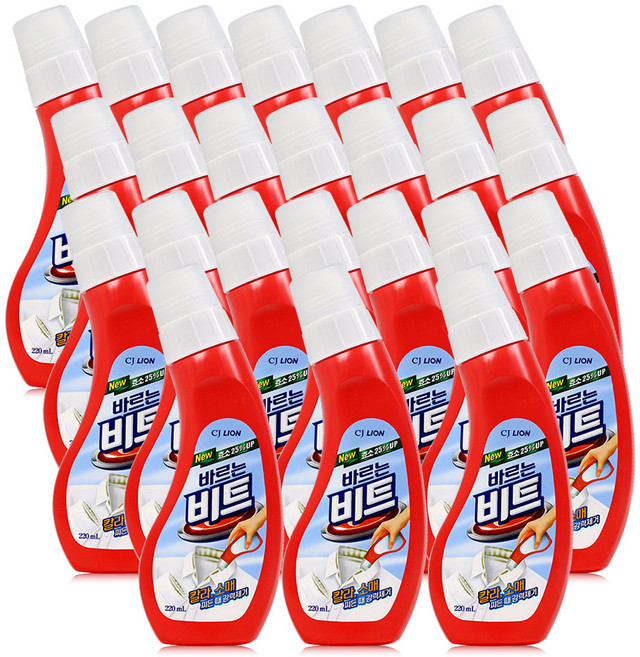 바르는 비트 찌든 때 전용 부분세척제, 220ml, 24개