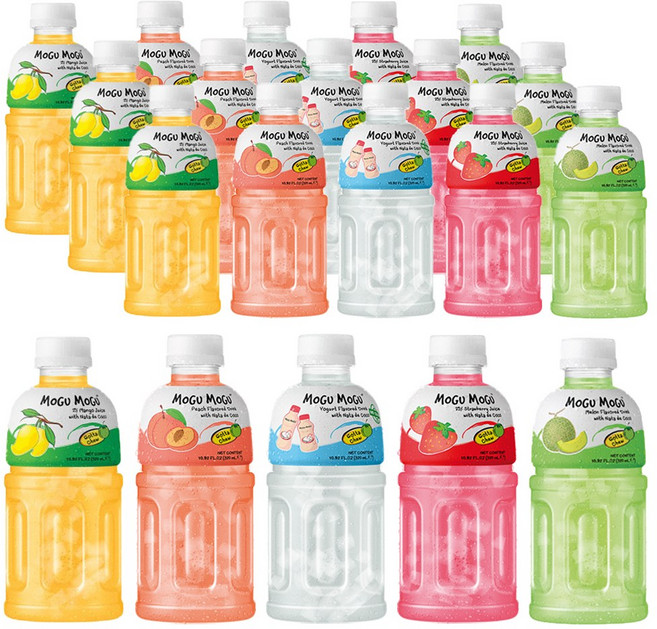 모구모구 인기5종 320ml 망고 4개+복숭아 4개+요거트 4개+딸기 4개+멜론 4개 (총20개) 어린이주스음료수과일, 20개