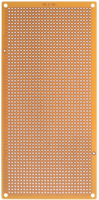 만능기판 PCB, 28x62 페놀기판 (81x167mm), 1개