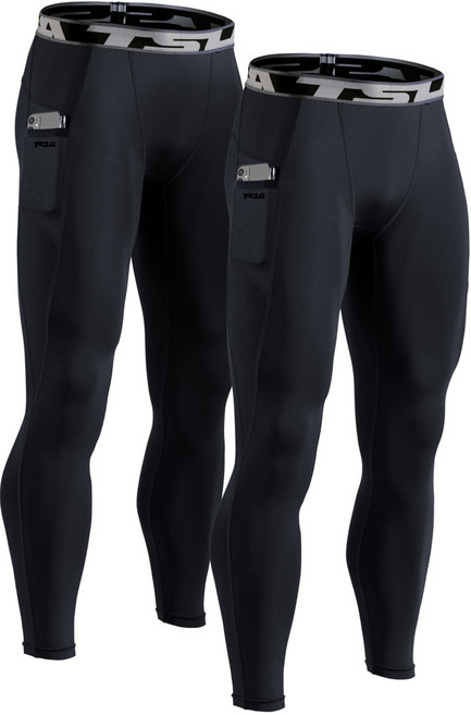 테슬라 언더레이어 남성 긴바지 2팩 TM-MUP94