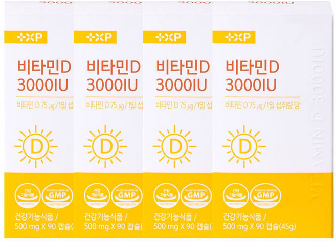 플러스엑스팜 비타민D 3000IU 12개월분 (총 360캡슐), 1개, 360회분