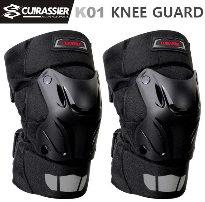키라시에 오토바이 3D 보호대 바이크 스쿠터 킥보드 소형무릎보호대 K01 스코이코, 1세트, 블랙