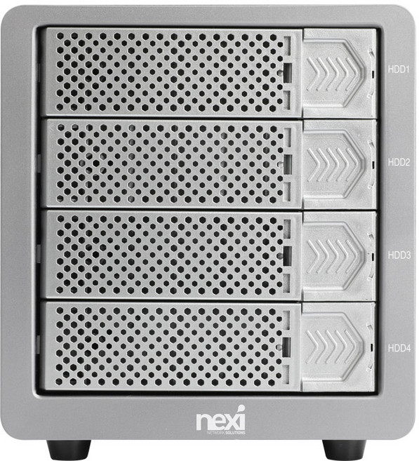 넥시 NX-804U31 4베이 USB C타입 외장 DAS 케이스 (NX769), 1개
