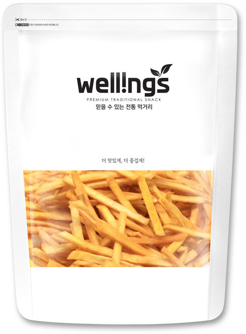 웰링스 추억의 옛날 과자 간식 고구마스틱200g, 200g, 1개
